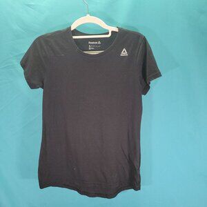Reebok Womens Black Performance T-Shirt Size S